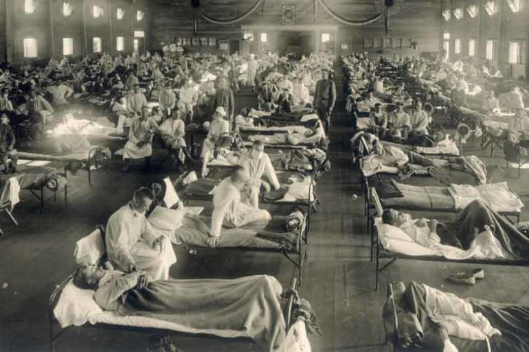 أوجه التشابه المذهلة بين فيروس كورونا كوفيد -19 ووباء الإنفلونزا الإسبانية عام 1918