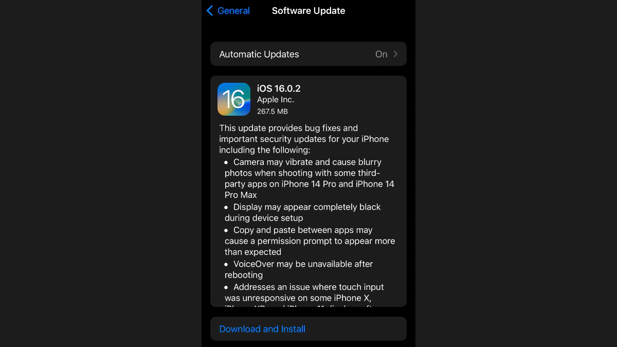 تحديث apple ios 16 iOS 16