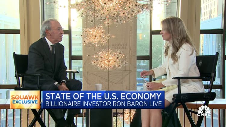 المستثمر الملياردير رون بارون: نحن متفائلون جدا بشأن النمو الاقتصادي على المدى الطويل