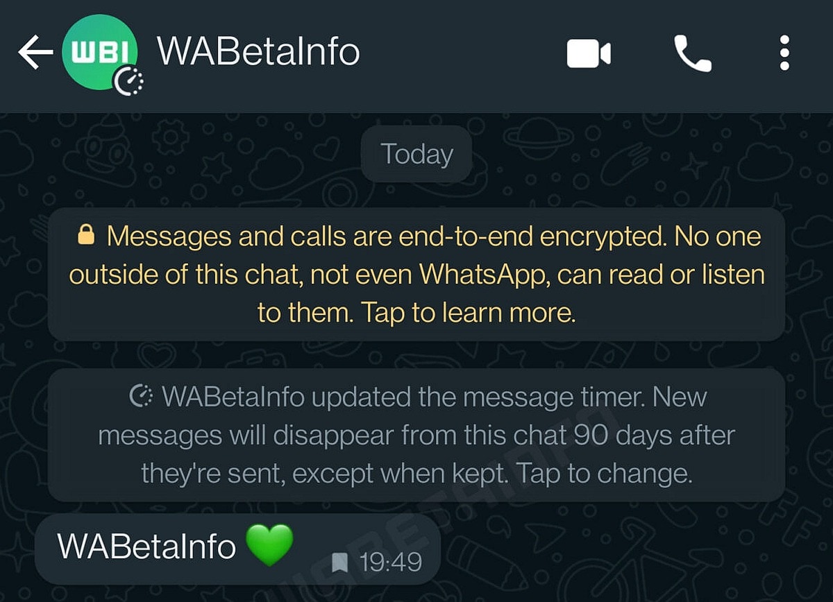 احتفظ whatsapp بالرسائل wabetainfo whatsapp احتفظ بالرسائل