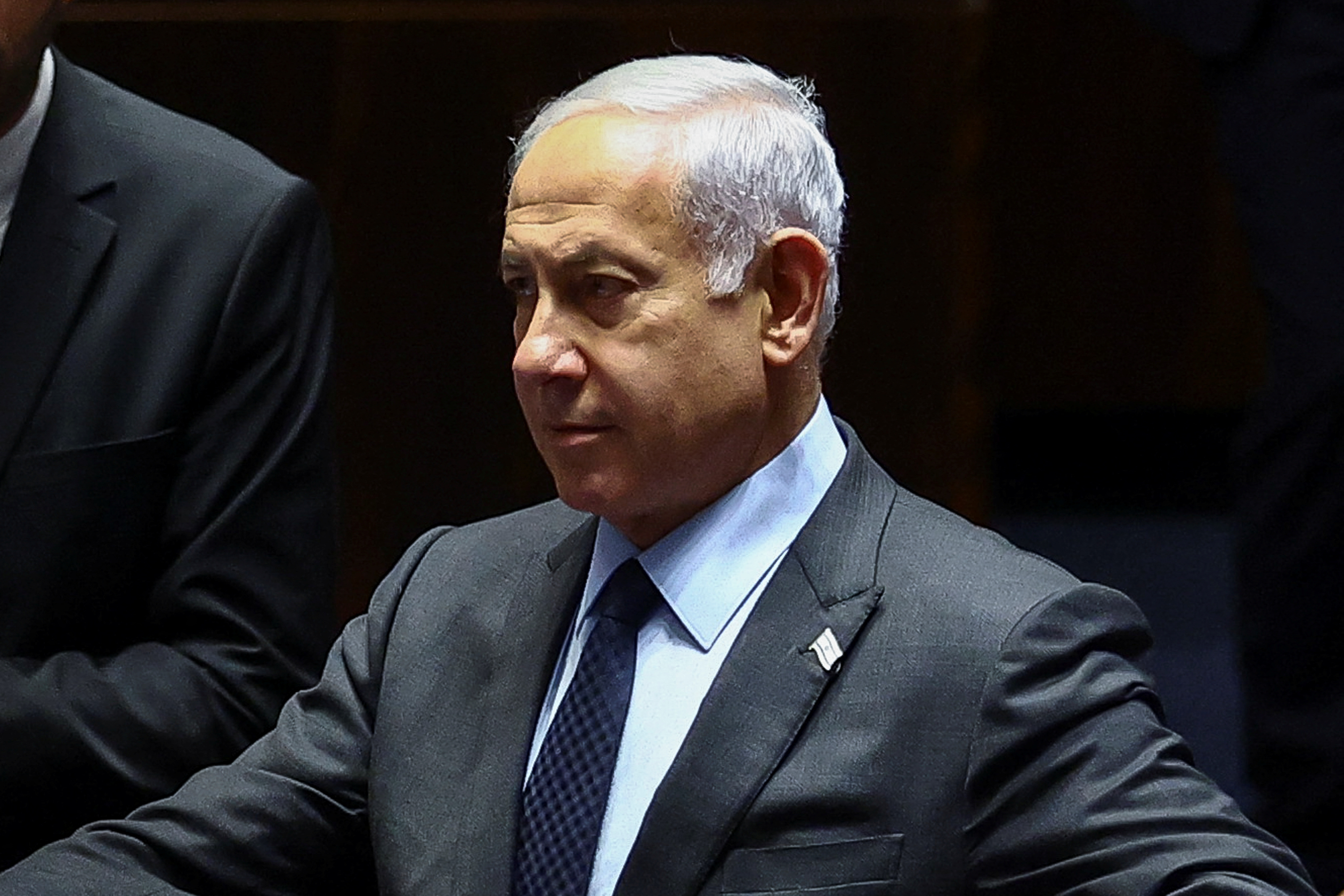 رئيس الوزراء الإسرائيلي نتنياهو يحضر جلسة في الكنيست بالقدس