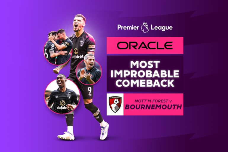 AFC Bournemouth ، جائزة Oracle الأكثر احتمالاً للعودة