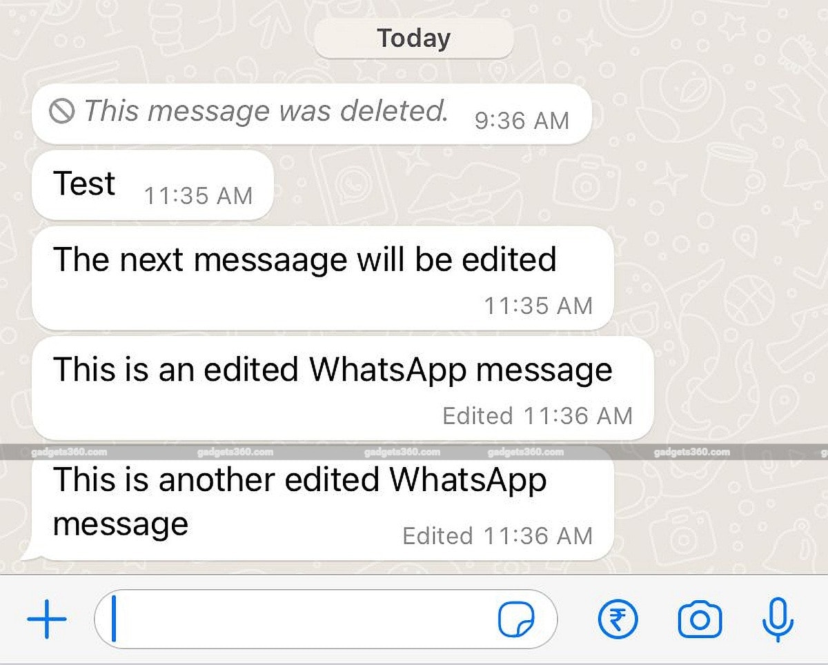 whatsapp تحرير رسالة gadgets360 رسالة تحرير whatsapp