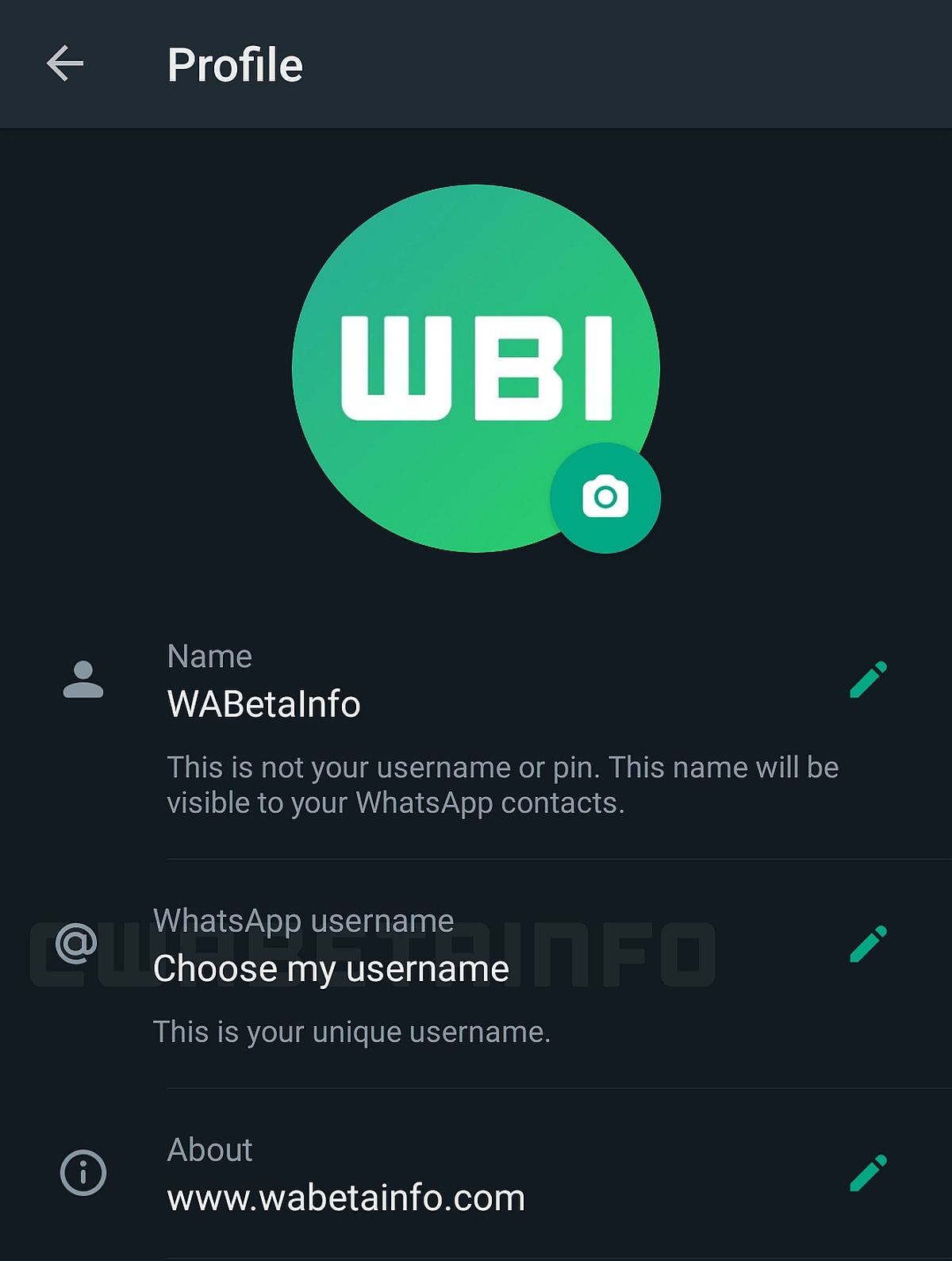 اسم مستخدم whatsapp android beta wabetainfo whatsapp username