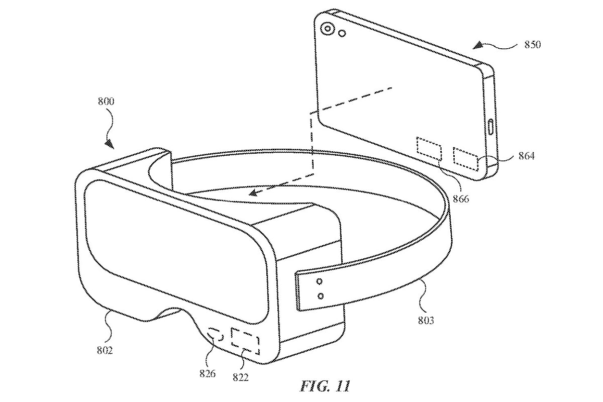 apple ar vr headset لنا مكتب براءات الاختراع لقطة شاشة apple ar vr headset