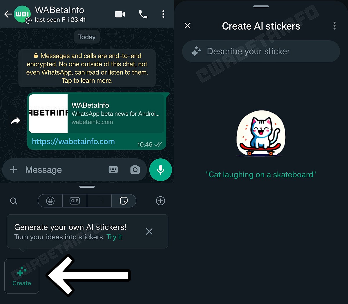 ملصقات whatsapp ai wabetainfo ملصقات whatsapp ai